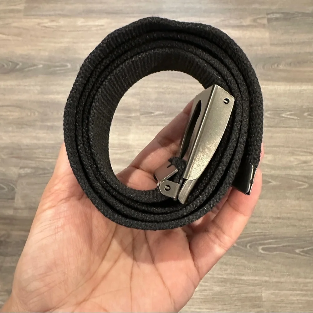 Nike Set of 2 Men’s Belts in Black & Brown Colors Waist Adjustable Buckles